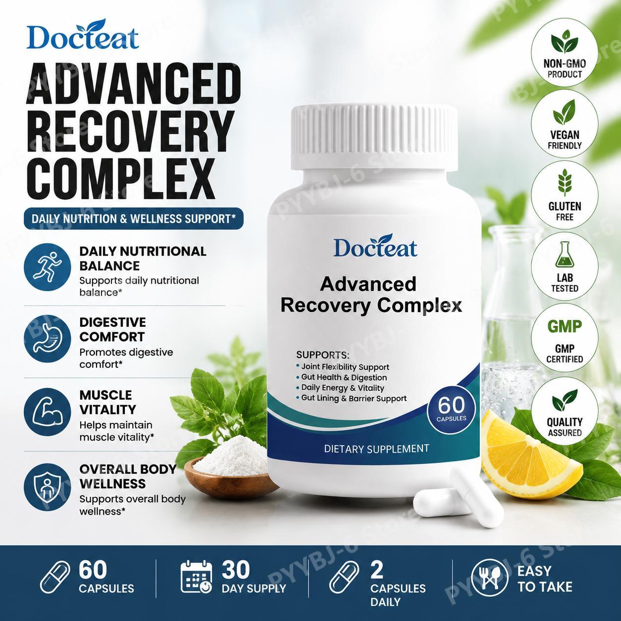 Health Wellness Usa - Advanced Recovery Complex 60 capsules met