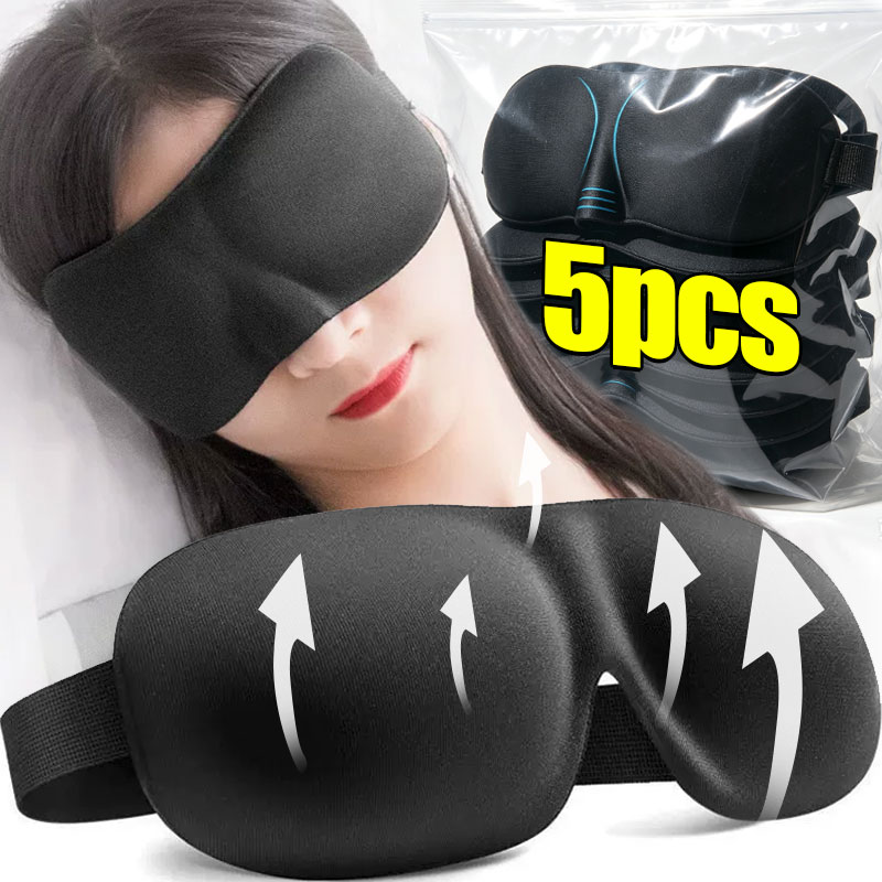 Sleep Eye Mask 3D - Slaapmasker voor zijslapers, verduisterend 3D-oogmasker voor