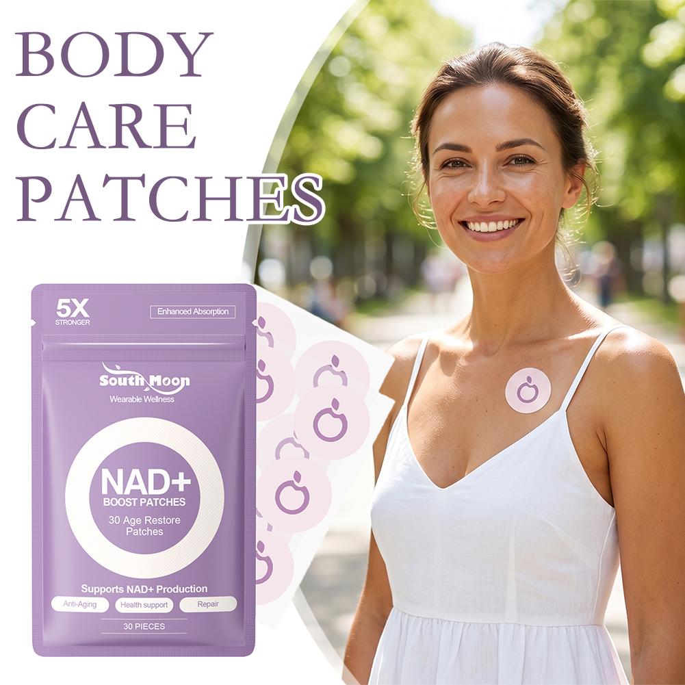 Health Wellness Usa - 30 Stuks NAD+ Boost Patches Anti-Aging
