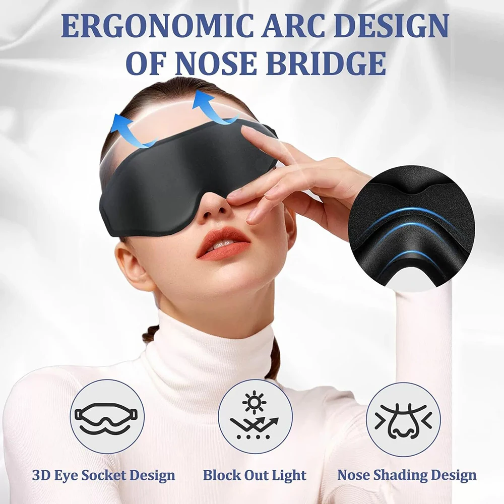 3D-oogmasker, comfortabel en a - Sleep Eye Mask 3D recensie en prijs