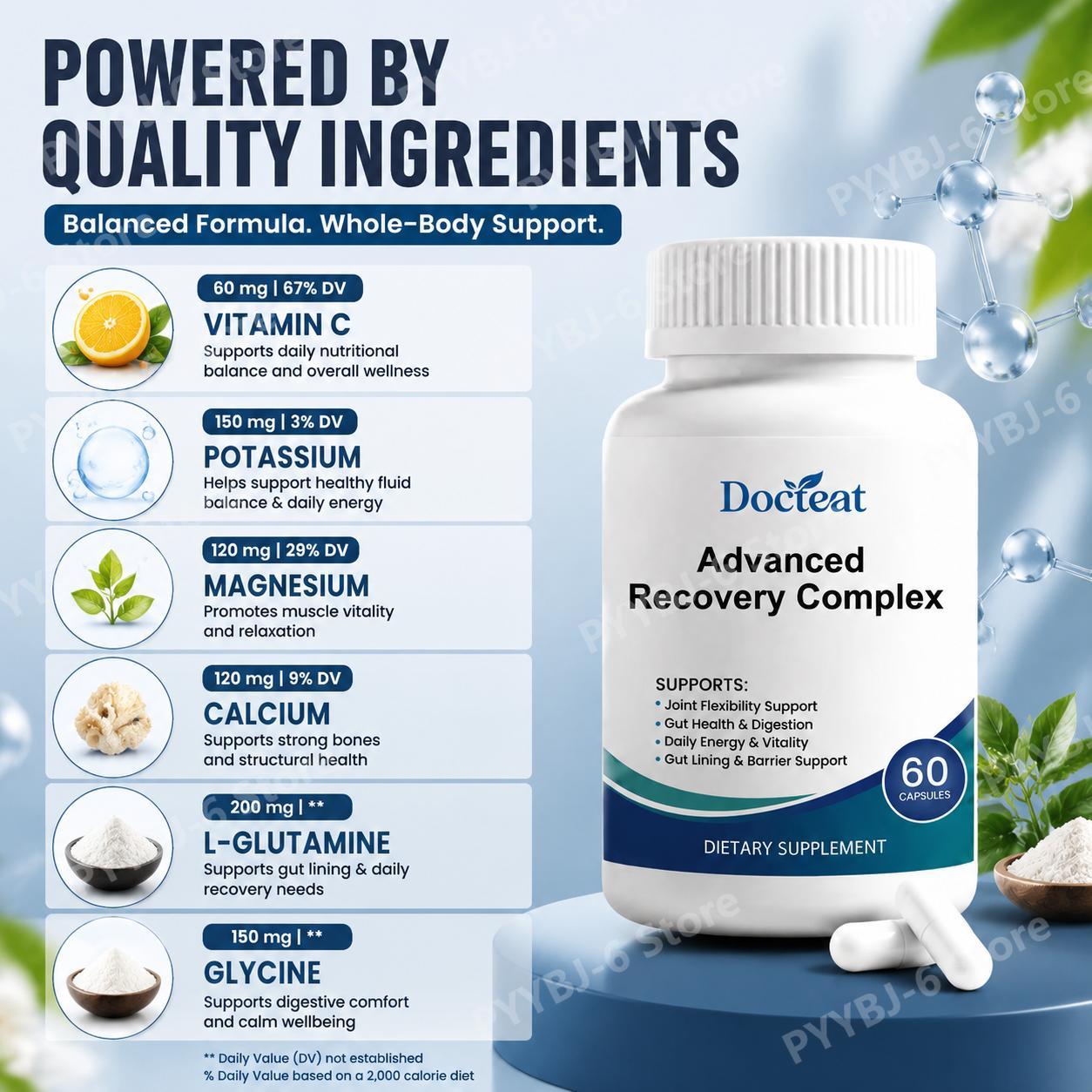 Advanced Recovery Complex 60 c - Health Wellness Usa recensie en prijs