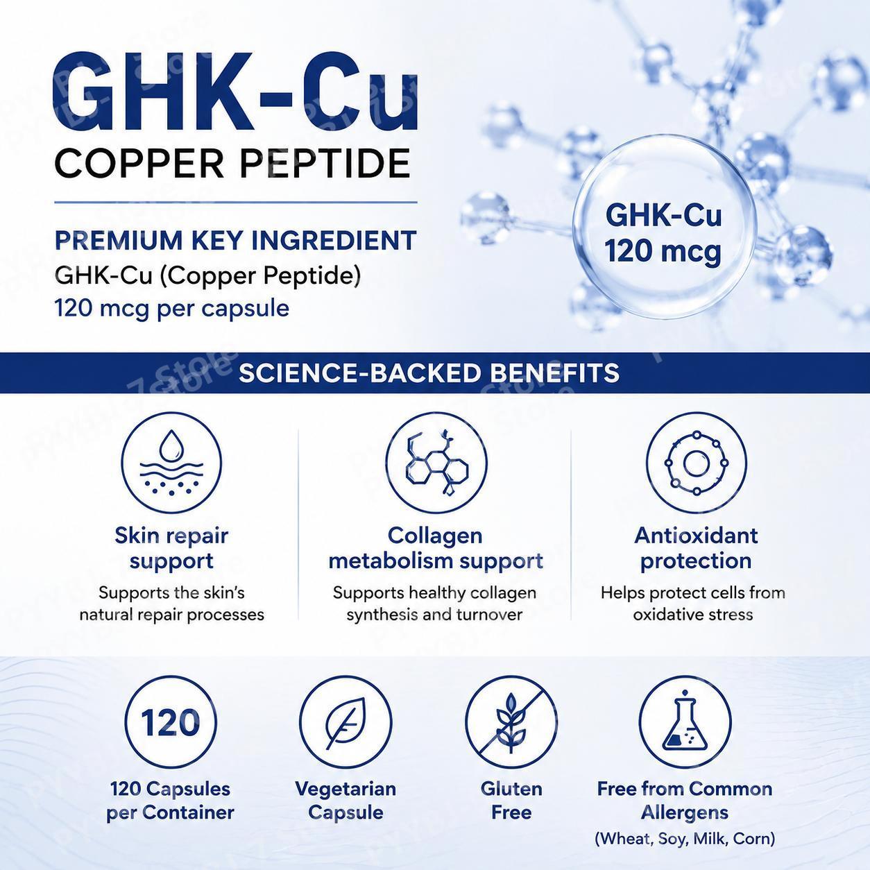GHK-Cu Koperpeptide Supplement - Health Wellness Usa recensie en prijs