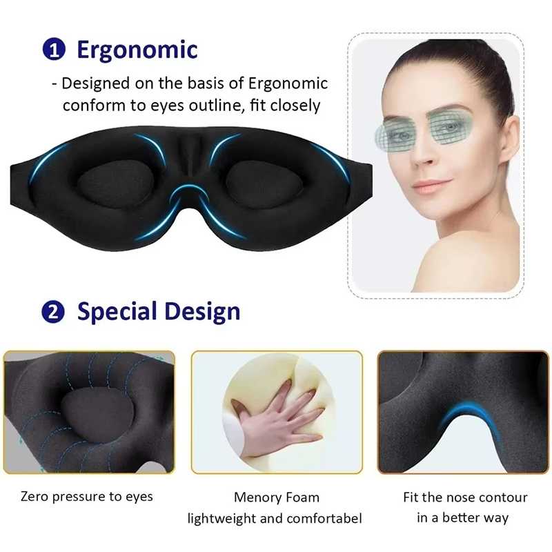 Gewogen oogmasker voor slapen, - Sleep Eye Mask 3D recensie en prijs