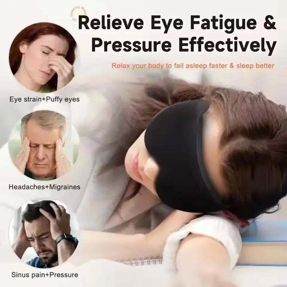 Nieuw 3D-slaapoogmasker Stereo - Sleep Eye Mask 3D recensie en prijs
