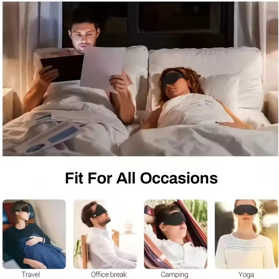 3D-oogmasker, comfortabel en a - Sleep Eye Mask 3D recensie en prijs