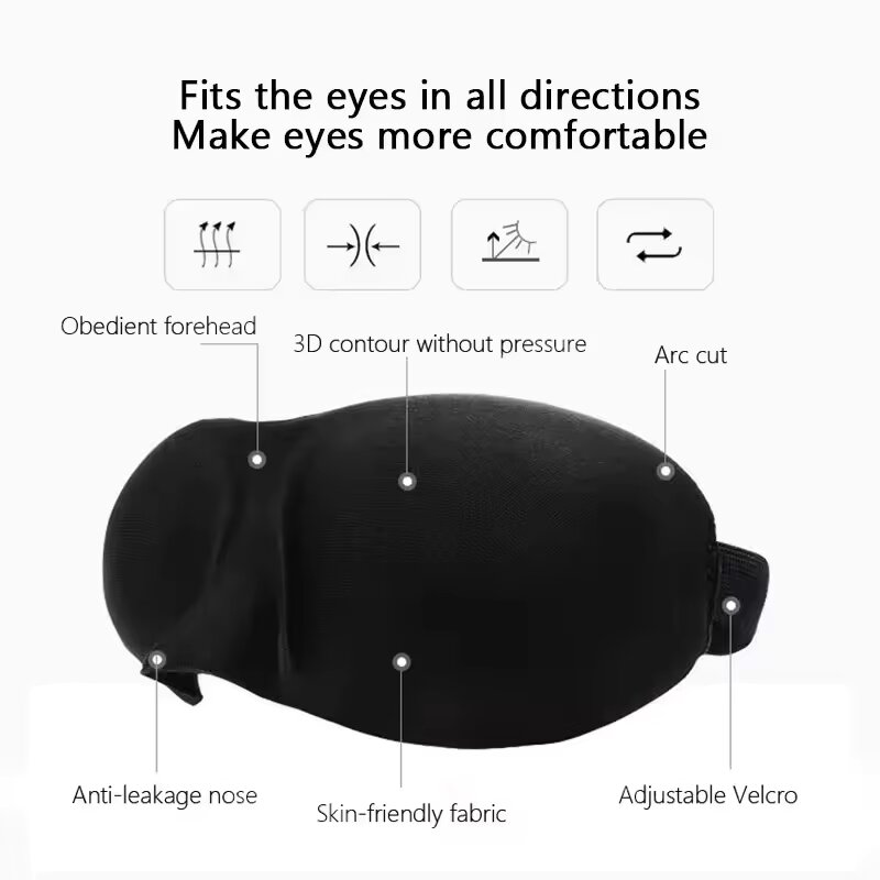 3D-gevormd slaapmasker met hol - Sleep Eye Mask 3D recensie en prijs